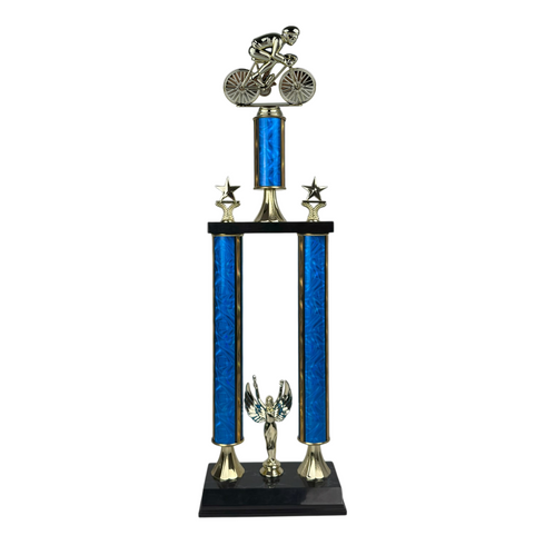 Trofeo de Tubo con Figura Serie 50 de Ciclismo